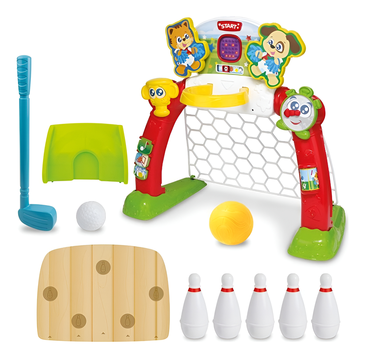 D_NQ_NP_954432-MLA89776427805_082025-F.jpg Set Deportivo Infantil Pelota Sonido Para Niños Premium - Image 1