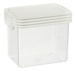 Set X5 Frascos Hermeticos De Acrilico Apilables Premium - Image 6