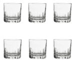 Set X6 Vasos Para Whisky Vidrio Templado Reforzado Elegancia
