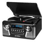 Tocadisco Retro Vinilos Usb Aux Mp3 Bluetooth Cd + Radio - Image 3