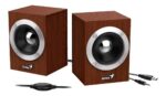 Parlantes Genius 2.0 Usb De Madera Envios Ramos Mejia Ultimo Modelo Wood