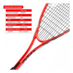 Raqueta De Squash Head Cyber Edge 2022 S - Olivos Tamaño Del Grip 4 1/4 Color Naranja - Image 8