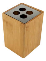 Organizador De Baño 4 Accesorios Multifuncion Bambu - Image 7