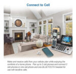 Telefono Inalambrico Triple Vtech Pantalla Conectas Celular Color Plateado - Image 3