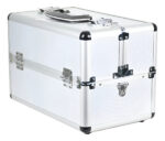 Maletin Fuelle Robust Porta Herramientas Maquillaje 36x22x24 Plateado