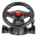 Volante Gamer Para Ps3 Xbox Pedales Diseño Calidad Negro Si - Image 2