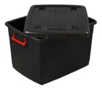 Contenedor Caja De Plastico Heavy Box 95 Lts Grande Negro