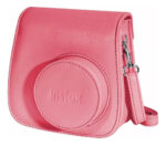 Porta Camara De Fotos Estuche Rigido Con Correa Exposicion Rosa
