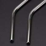 Bombilla Para Tragos 304 Sorbetes Acero Inoxidable Cromado 20cm Pack 4 - Image 4