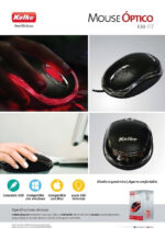 Mouse Optico Usb Kolke Luminoso Ideal Pc Notebook Colores Color Azul - Image 4