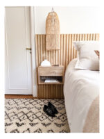 Mesa Mesita De Luz Flotante Madera Maciza Alamo Premium - Image 2