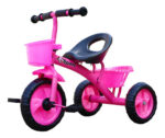 Triciclo Infantil Acero 3-6 Años 25kg A Pedal + Colores Rosa - Image 4