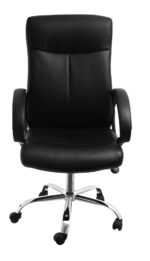 Silla Oficina Asenti Presidencial Giratoria Negra Ergonómica Con Apoyabrazos Negro - Image 2