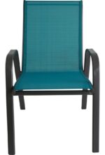 Silla Reposera De Jardin Exterior Aluminio Apilable En Ramos - Image 18