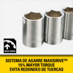 Caja Juego De Herramientas R99-150la 150 Piezas Stanley Racing Tubos Color Mango Amarillo - Image 9