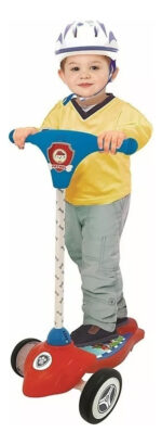 Monopatin Scooter Paw Patrol Nickelodeon Con Sonido Musica Rojo - Image 2