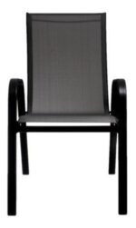 Silla Reposera De Jardin Exterior Aluminio Apilable En Ramos - Image 12