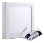 Plafón Led Candela De Aplicar Cuadrado 18w Luz Cálida 1100lm Blanco - Image 7