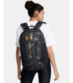 Mochila Bolso Deportivo Under Armour 29l Cierre Impermeable Negro Y Gris Camuflado - Image 7