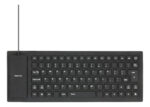 Teclado Goma Usb Flexible Impermeable Modelo Premium Negro Español - Image 3