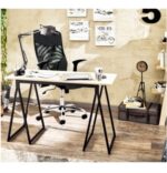 Escritorio Multifuncion Metal Madera Estilo Industrial Ramos Natural - Image 8