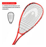 Raqueta De Squash Head Cyber Edge 2022 S - Olivos Tamaño Del Grip 4 1/4 Color Naranja - Image 4