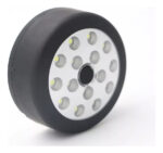 Linterna Led Emergencia Negra 12 Luces Con Imán Y Gancho Linterna Negro - Image 2