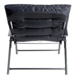 Silla Reposera Plegable Jardin Camping Acolchada + Calidad Negro Liso - Image 6