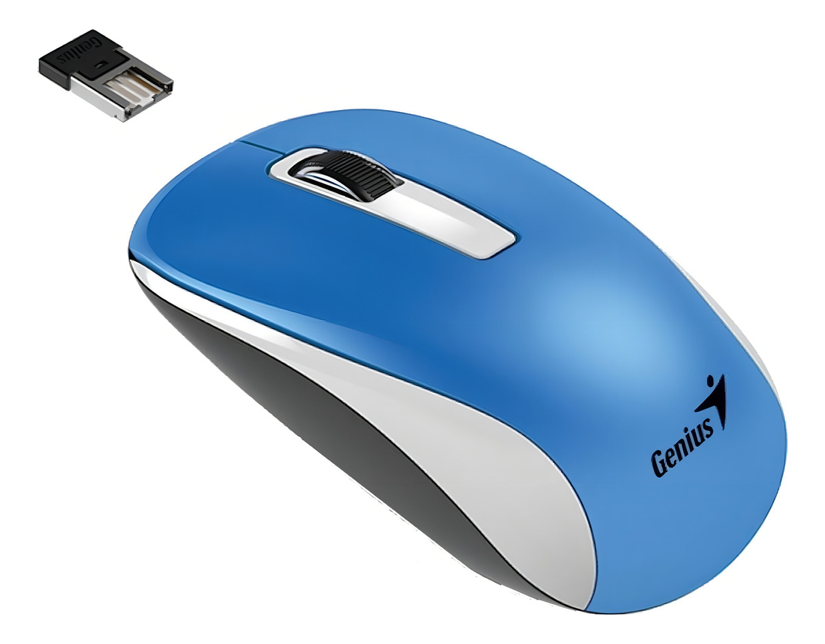 D_NQ_NP_984252-MLA100061586563_122025-F.jpg Mouse Inalámbrico Genius Nx-7010 Azul Sensor Blueeye 1600dpi Multisuperficie - Image 1
