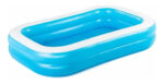 Pileta Piscina Inflable Rectangular Bestway Calidad Premium Azul/blanco
