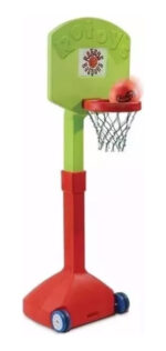 Aro De Basquet De Pie Rotoys Gigante Regulable Y Red