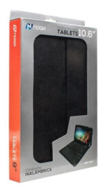 Funda Con Teclado Noganet Eco Cuero Tablet 10-11 Pulgadas Bluetooth Negro - Image 9