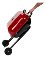 Parrilla A Carbon Con Tapa Ruedas Reforzada Calidad Premium Rojo - Image 4