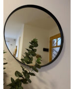 Espejo Decorativo De Hierro Circular Calidad Premium Negro - Image 3