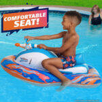 Inflable Moto De Agua Con Pistola Nerf Reforzado Premium - Image 2