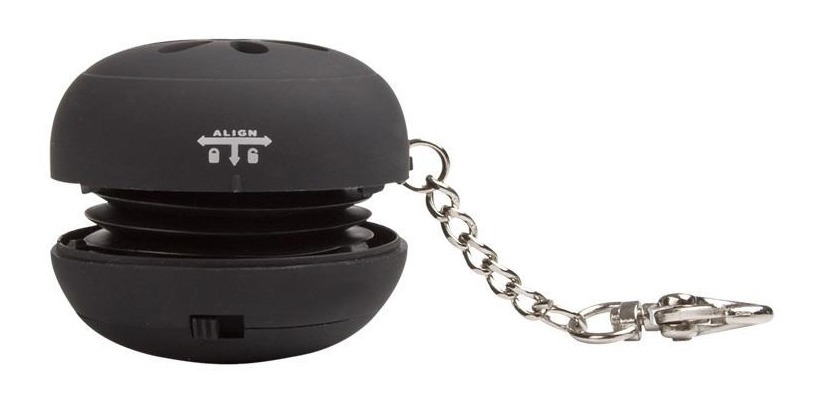 D_NQ_NP_989574-MLA47793970399_102021-F.jpg Mini Parlante Portatil De Bolsillo Llavero Sonido 360 Mp3 Negro - Image 1