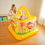 Corralito Bebe Inflable Intex 48473 Baby Gym Cuadrado 117x117 Cm - Image 3