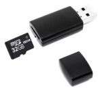 Pendrive Tarjeta Micro Sd 2 En 1 Usb 2.0 Adaptador Premium Negro Liso - Image 2