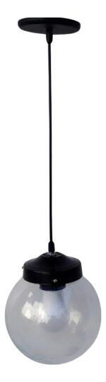 Lampara De Techo Colgante Led E27 Con Diseño Globo Metalico