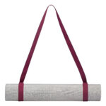 Correa Porta Mat De Yoga Reforzado Regulable Calidad Premium Violeta