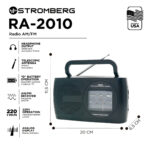 Radio Portatil Stromberg Ra2010 Am/fm Dual - Image 4
