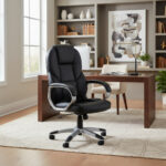 Silla Ejecutiva Oficina Sillon Respaldo Alto Ergonomico Negro