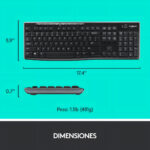 Kit Teclado Y Mouse Inalambrico Logitech Mk270 Color Negro - Image 4