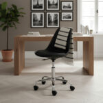 Silla Eames Sin Apoyabrazos Patas Metal Rotacion 360 Unica