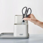 Organizador De Cocina Mesa Mesada Cubiertos Joseph Duo Color Gris - Image 4