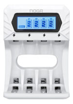 Cargador De Pila Usb Noga 4 Puertos Aa/aaa Digital 220v