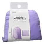 Bolsa Impermeable Primark De Viaje Lila Nailon Plegable 66x45cm Liso