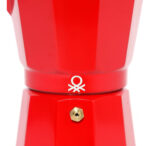 Cafetera Italiana Benetton Reforzada Calidad Premium Color Rojo - Image 2