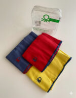 Set Toallas Microfibra Benetton Con Estuche Premium Transparente Estuche - Image 2