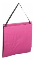 Reposera Plegable Steel Beach Mat Rosa Poliéster Aluminio Portátil 150cm - Image 2